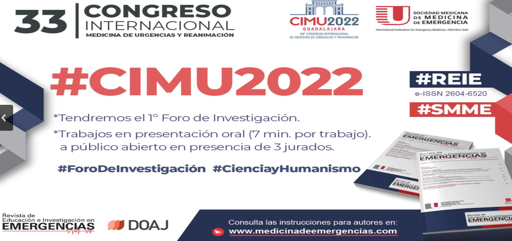 CIMU 2022 Congreso Internacional de Medicina de Urgencias y Reanimación